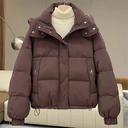 Puffer Jacket With Hoodie