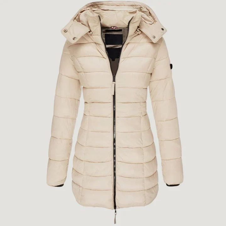 Quilted Longline Puffer Jacket