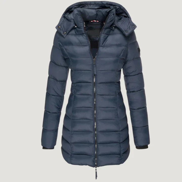 Quilted Longline Puffer Jacket