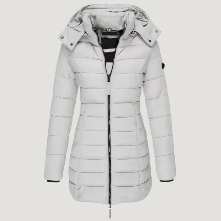 Quilted Longline Puffer Jacket