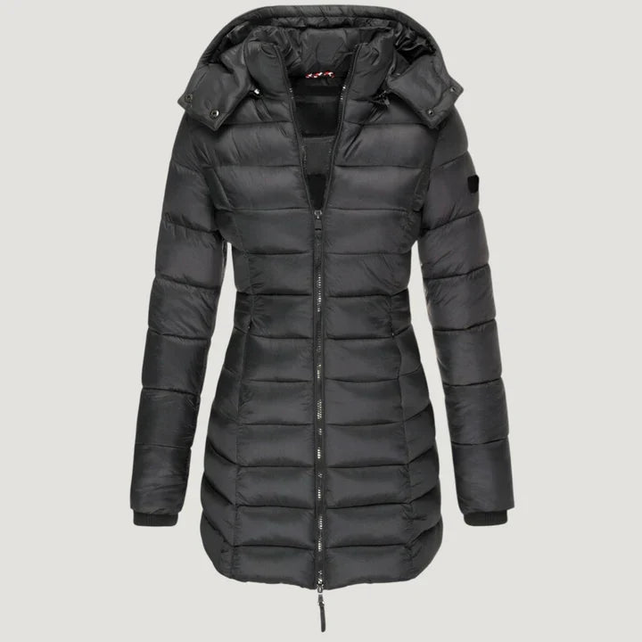 Quilted Longline Puffer Jacket