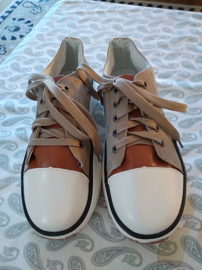 Lug Sole Low-Top Platform Sneakers