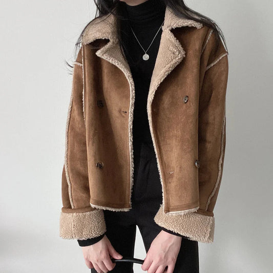 Shearling Lined Short Jacket