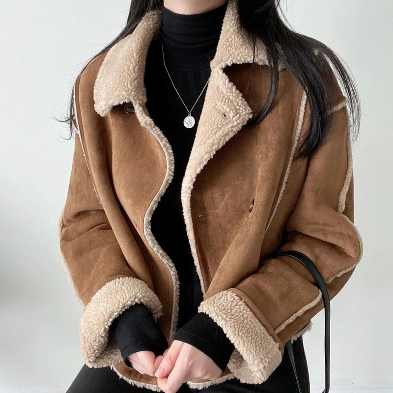 Shearling Lined Short Jacket