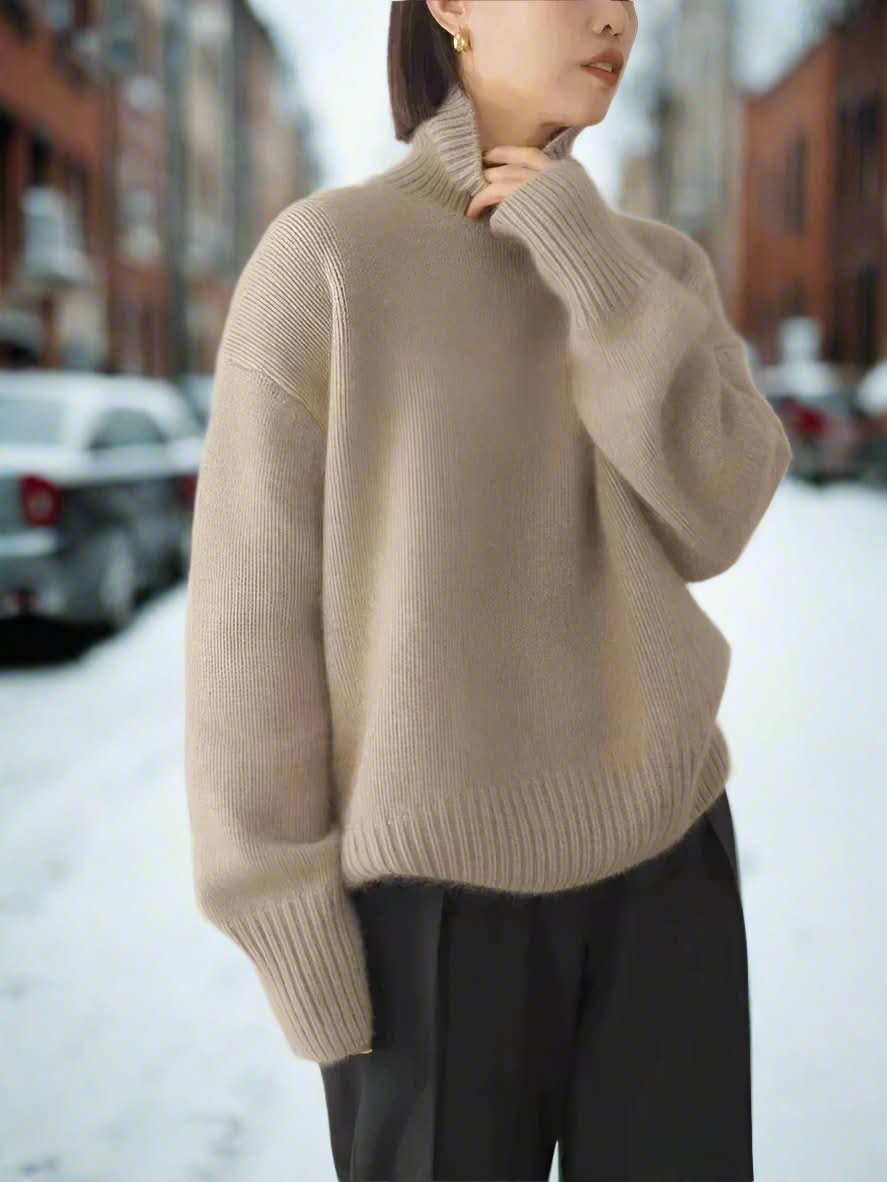 Fall Cashmere Turtleneck Sweater