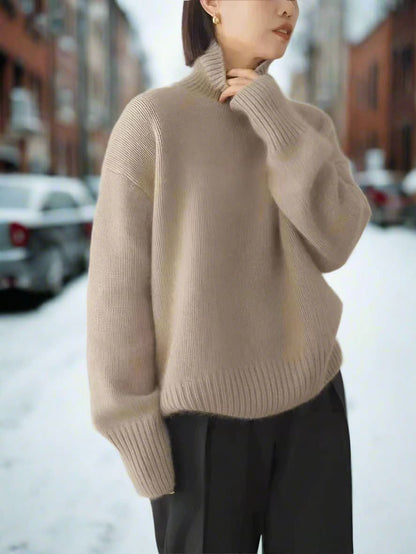 Fall Cashmere Turtleneck Sweater