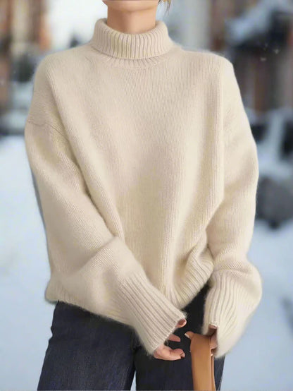 Fall Cashmere Turtleneck Sweater